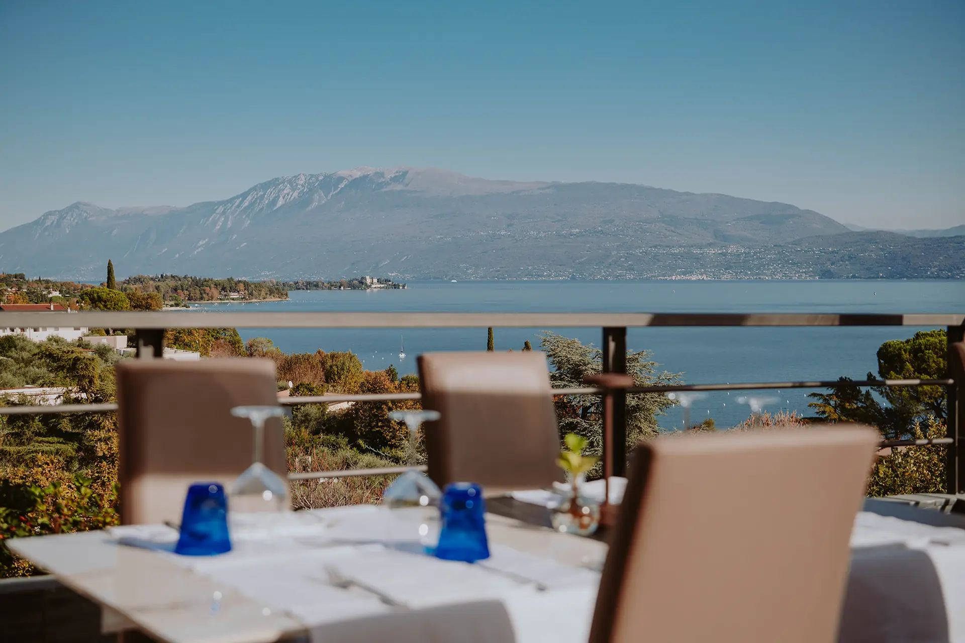 Il ristorante Il Fungo, sul Lago di Garda