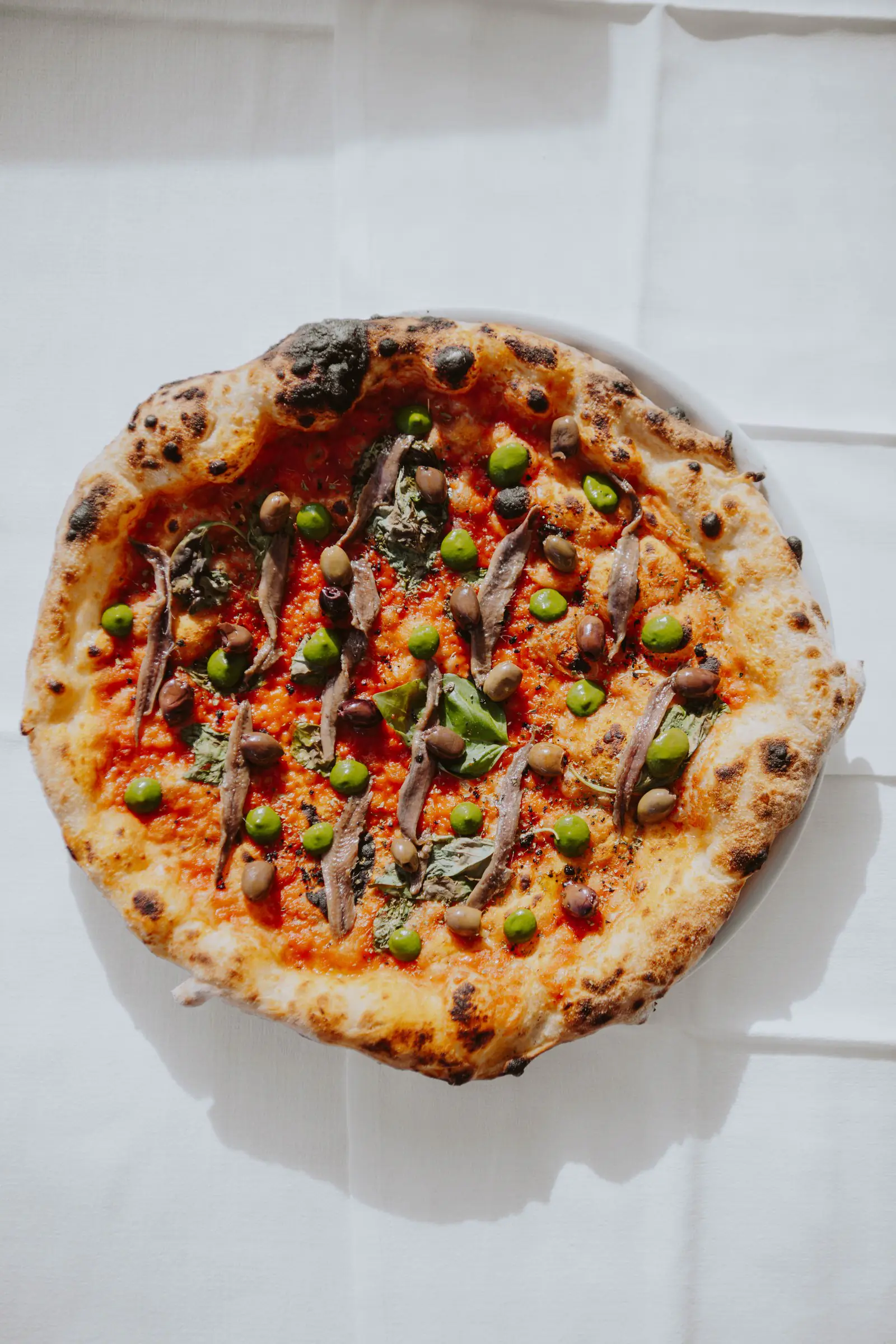 Eine Pizza des Il Fungo