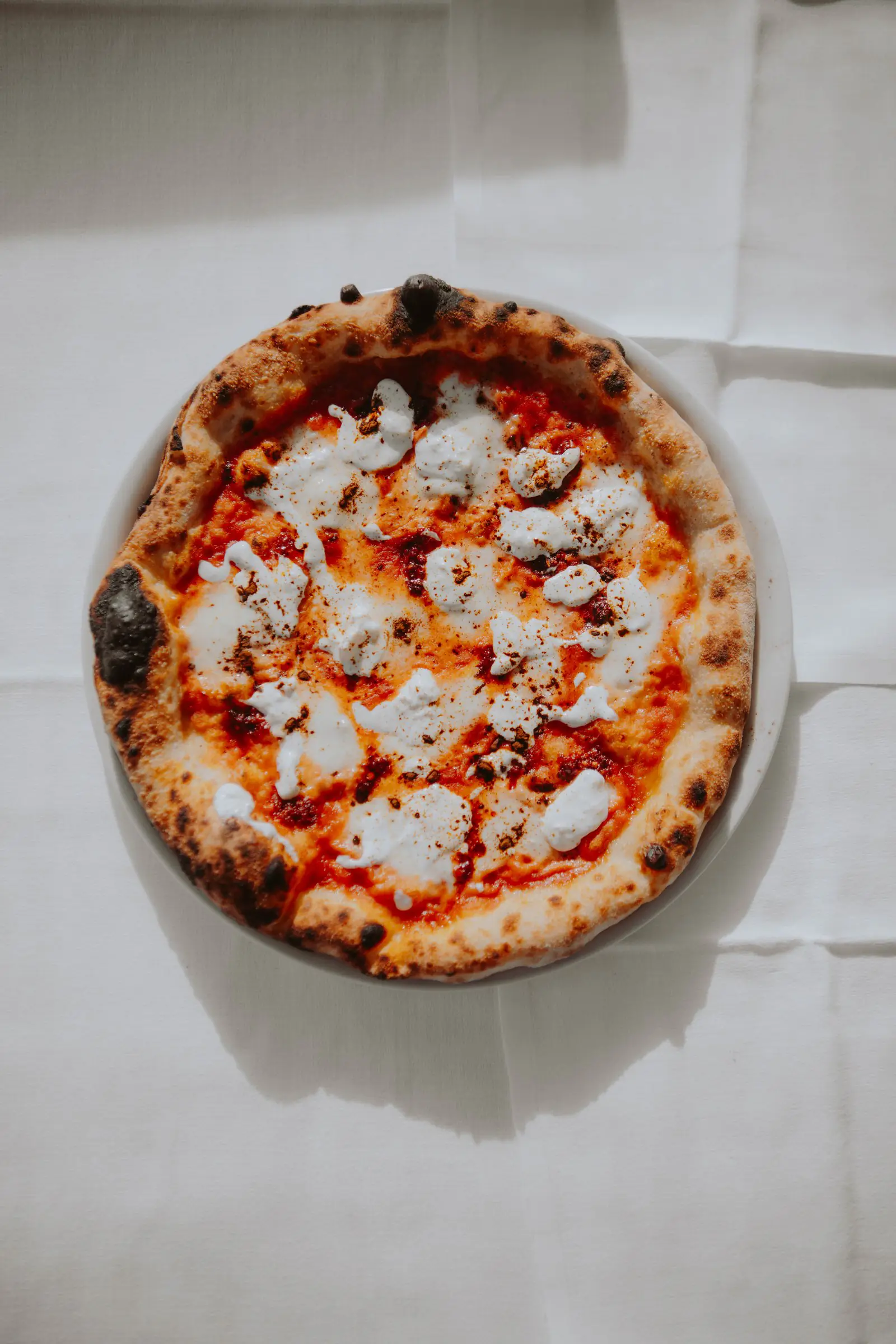 Eine Pizza des Il Fungo